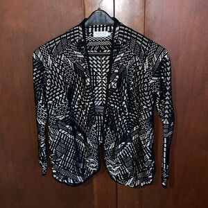 Velvet by Graham & Spencer Jacquard Siani Cardigan